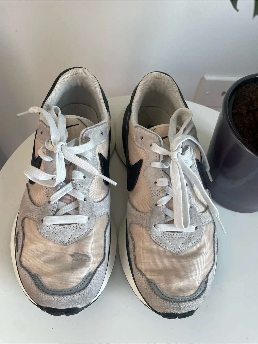 Women Size 7.5 Nike Phoenix Waffle Sail Black Shoes